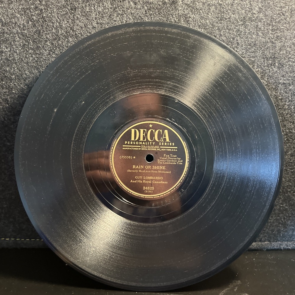 Guy Lombardo  Enjoy Yourself / Rain Or Shine  1949 45‎ RPM Vinyl Record 9-24825